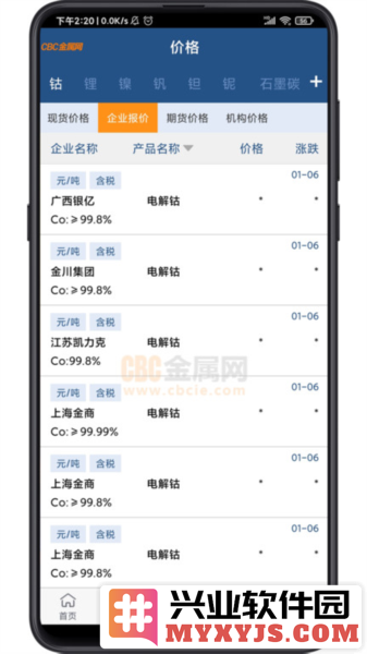 CBC金属网app截图2